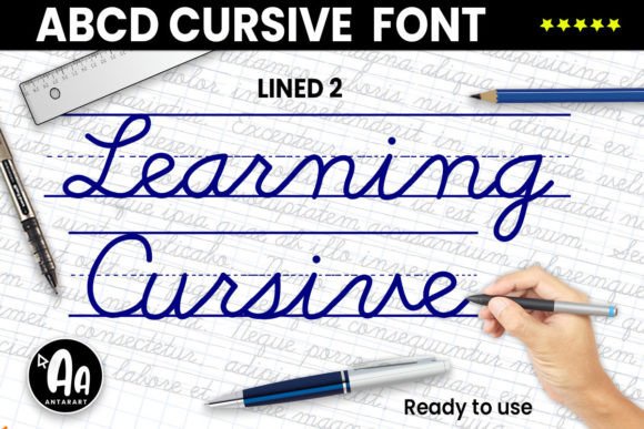 Abcd Cursive Lined2: A Thoughtful Script Font for Editorial and Digital Design