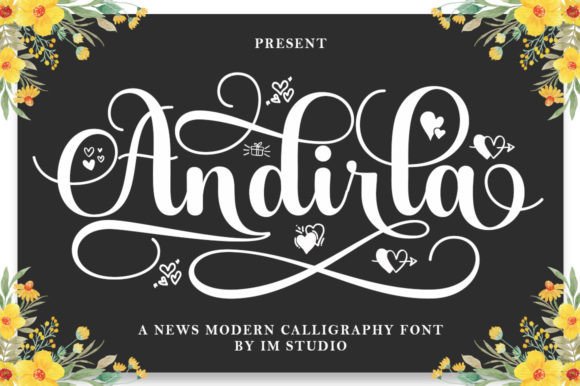 Andirla: A Handwritten Font That Elevates Small Business Branding