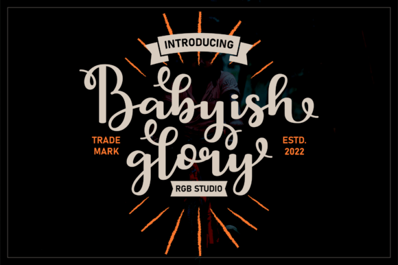 Babyish Glory: A Handwritten Font for Elegant Brand Campaigns