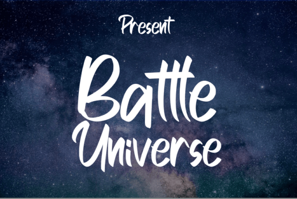 Battle Universe: A Modern Script Typeface for Elegant Branding