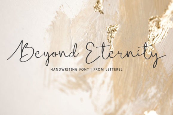 Beyond Eternity: A Delicate Script Font for Romantic Editorial Design