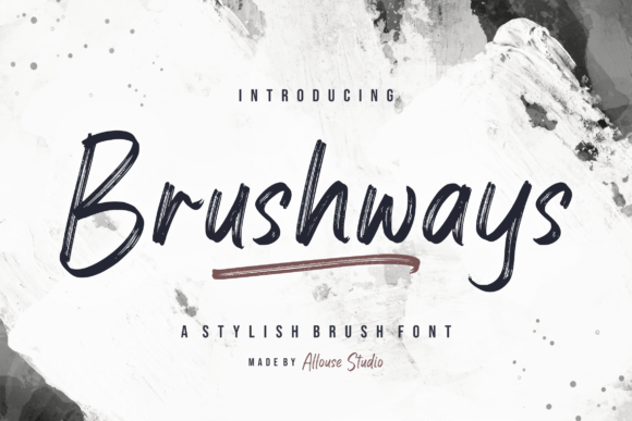 Brushways: A Stylish Script Font for Modern Web and Brand Design