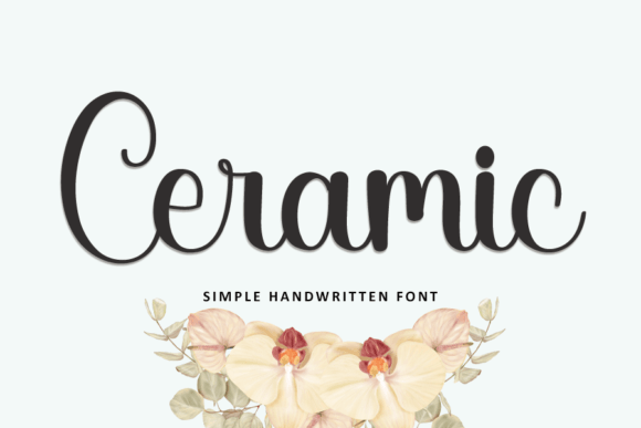 Ceramic: A Contemporary Script Font for Modern Editorial Design