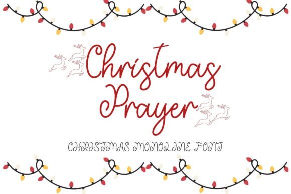Christmas Prayer: A Festive Script Font for Editorial Cheer