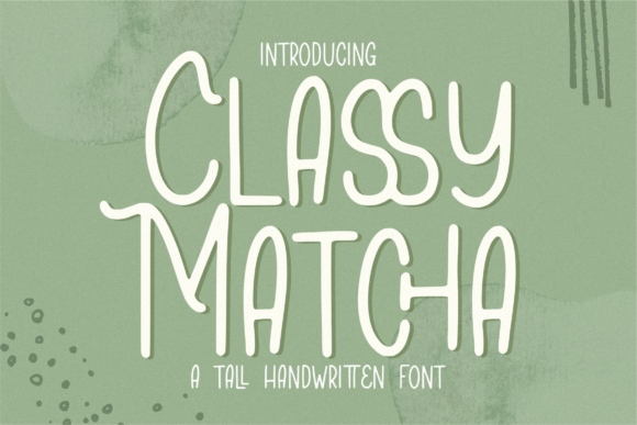 Classy Matcha: A Handwritten Font That Elevates Modern Web Typography