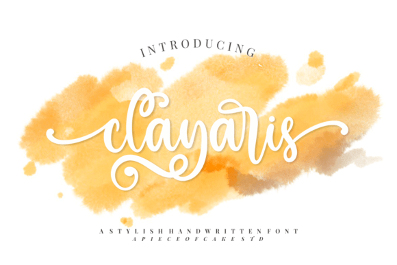 Clayaris: A Stylish Script Font That Elevates Small Business Branding