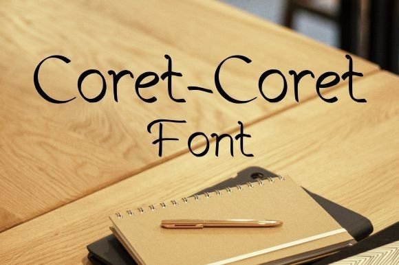 Coret Coret: A Whimsical Handwritten Font for Modern Web Design