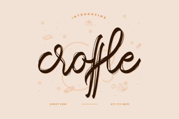 Croffle: A Handwritten Font That Brings Warmth to Editorial Design