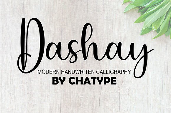 Dashay: A Cursive Font That Elevates Your Business Branding