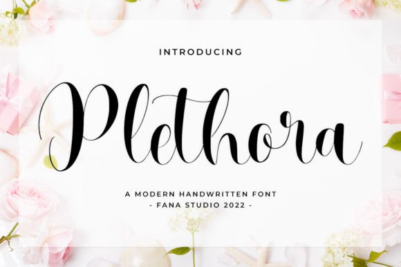 Elegant Script Font Plethora for Modern Web Design