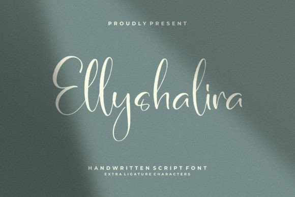 Ellyshalira: A Handwritten Font That Elevates Modern Web Design and Digital Branding