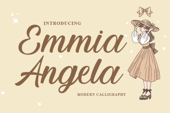 Emmia Angela: A Charming Script Font for Elegant Web Design