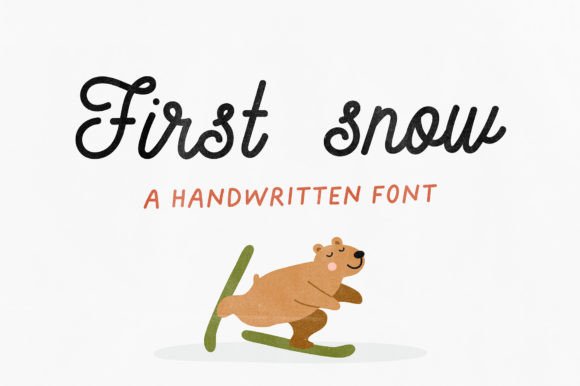First Snow: A Friendly Handwritten Font for Warm Brand Identities