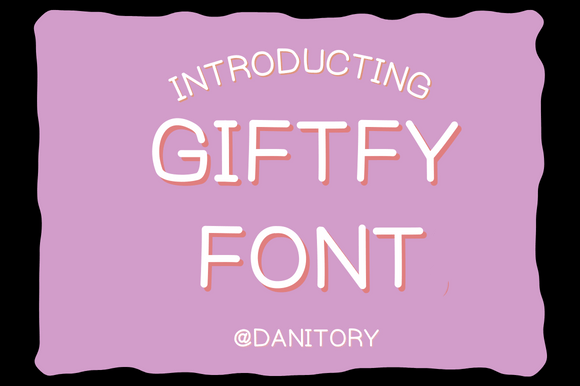 Giftfy: A Handwritten Font That Brings Warmth to Editorial Design