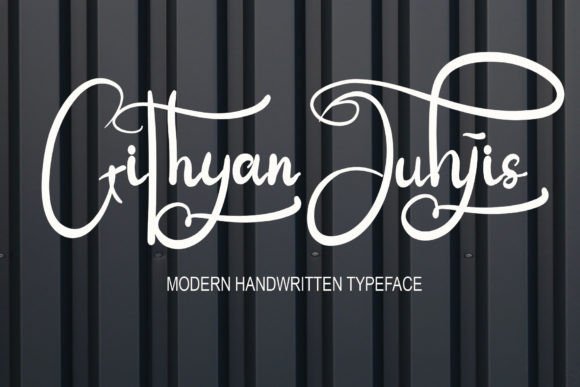 Githyan Juhjis: A Handwritten Font That Brings Personality to Branding