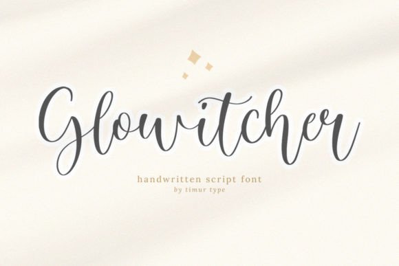 Glowitcher Font Review: A Charming Script for Elegant Branding