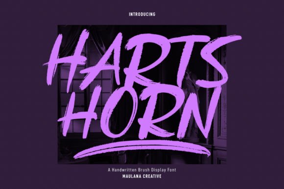 Hartshorn: A Stylish Handwritten Font for Modern Marketing Visuals