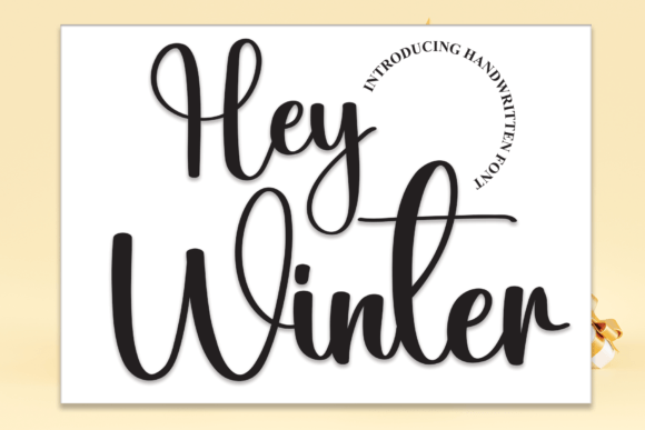 Hey Winter: A Handwritten Font That Elevates Campaign Typography