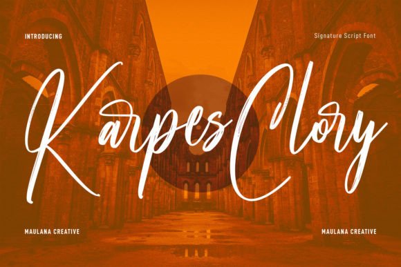 Karpes Clory: A Stylish Script Font for Modern Web Design