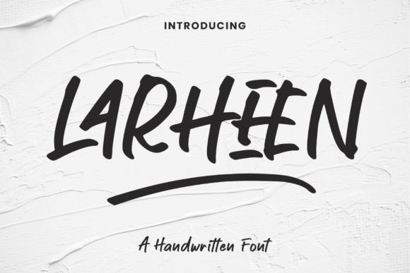 Larheen: A Modern Handwritten Font for Web Design and Digital Branding