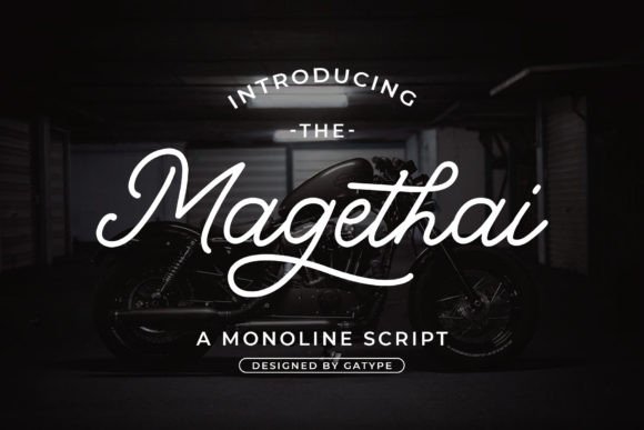 Magethai: A Designer’s Go-To Mono-Line Font for Modern Branding Projects