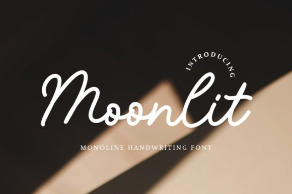 Moonlit: A Sweet Handwritten Font for Casual Branding Projects