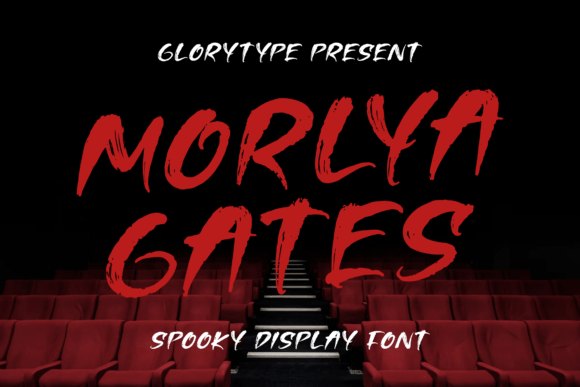 Morlya Gates: A Spooky Script Font Perfect for Crafters and Product Designers