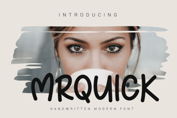 Mrquick: A Bold Handwritten Font for Crafters and Product Designers