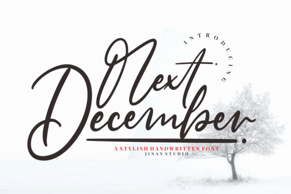 Next December: How a Handwritten Script Font Transformed My Campaign Visuals