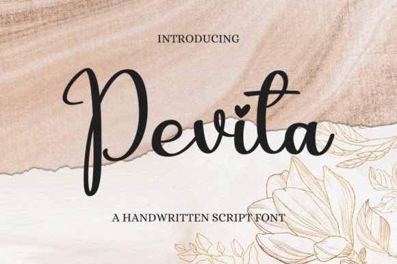 Pevita: A Timeless Handwritten Font for Modern Marketing Design