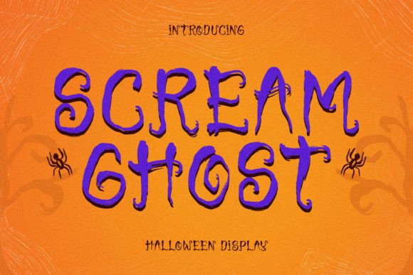 Scream Ghost: A Spooky-Chic Typeface for Halloween-Themed Design Projects