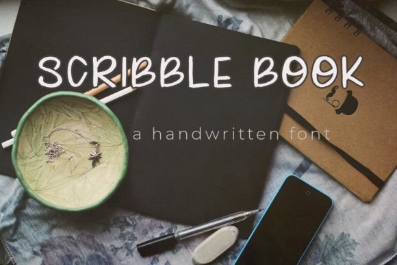 Scribble Book: A Handwritten Font That Brings Personality to Your Craft Projects