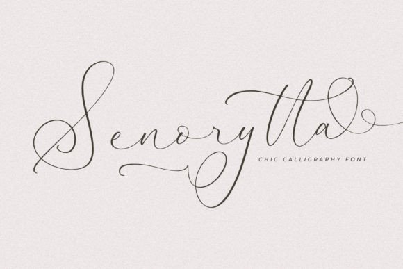 Senorytta: Elevating Web Design with a Chic Handwritten Typeface