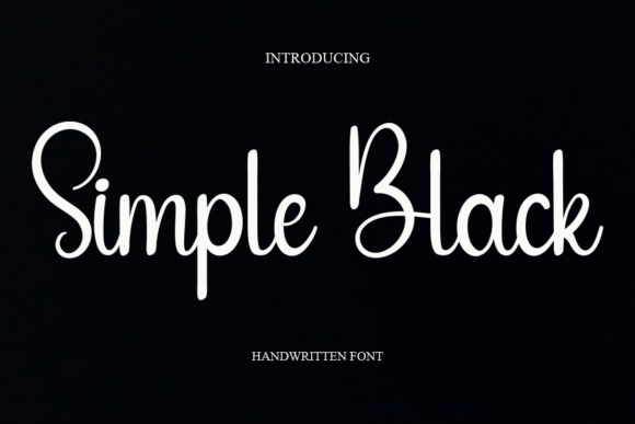 Simple Black: A Handwritten Font That Elevates Campaign Visuals