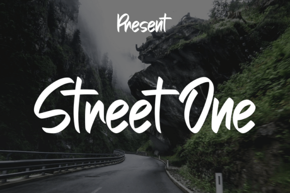 Street One: A Modern Script Typeface for Elegant Web Design