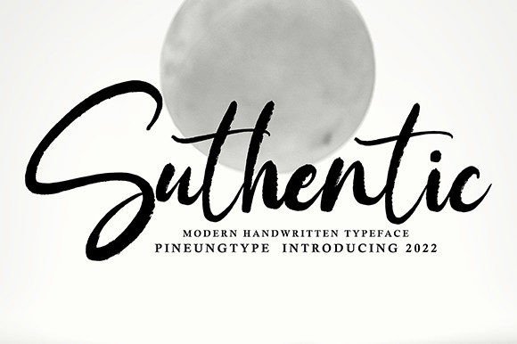 Suthentic: A Modern Handwritten Font for Scroll-Stopping Digital Campaigns