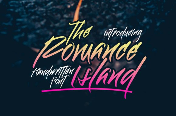 The Romance Island: A Script Font for Captivating Digital Campaigns