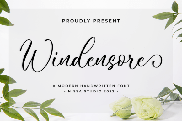 Windensore: A Handwritten Font That Elevates Digital Marketing Design